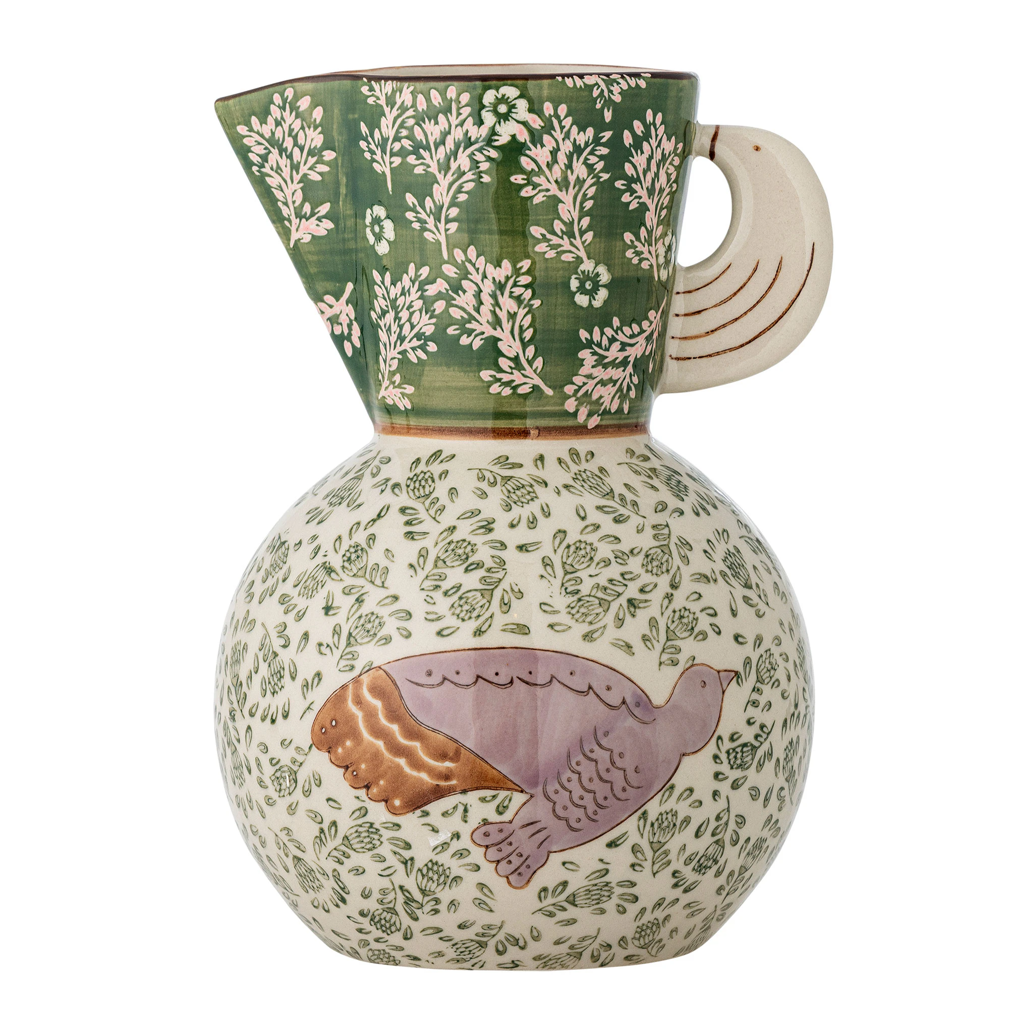 Bloomingville Hezha Jug - Vandkarafler & Vandkander Stent&oslash;j Gr&oslash;n - 82063116