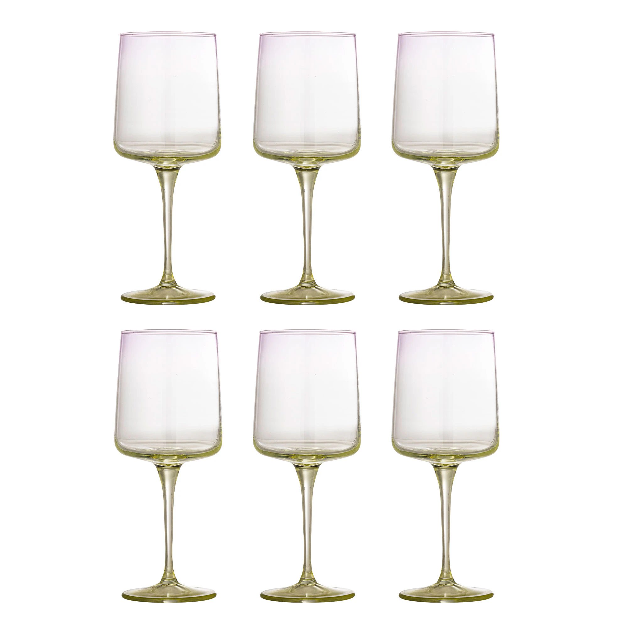 Bloomingville Luciana Wine s 6-pack - Vinglas Glas Gr&oslash;n - 82068740