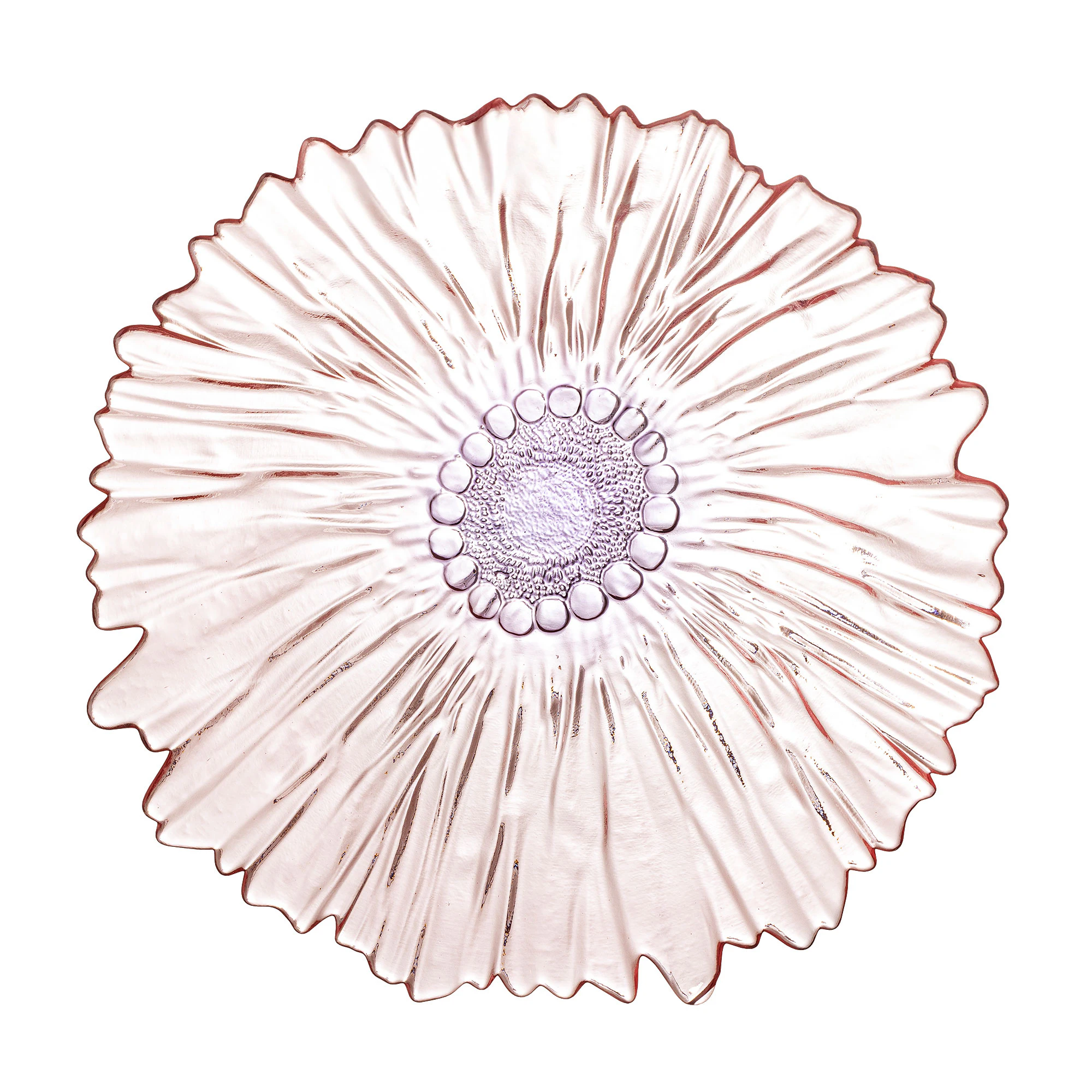 Bloomingville Mariko Sk&aring;l &Oslash;31 Cm - Serveringssk&aring;le Glas Rose - 82068720