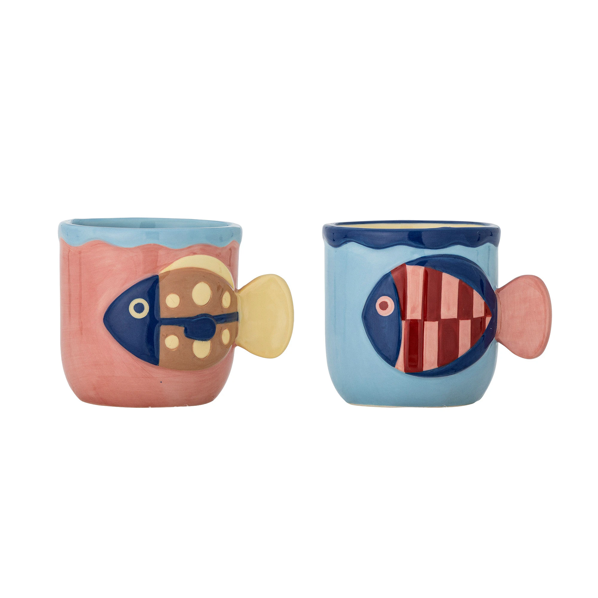 Bloomingville Willy Cup 2-pack - Kaffekopper Stent&oslash;j Multi - 82063205