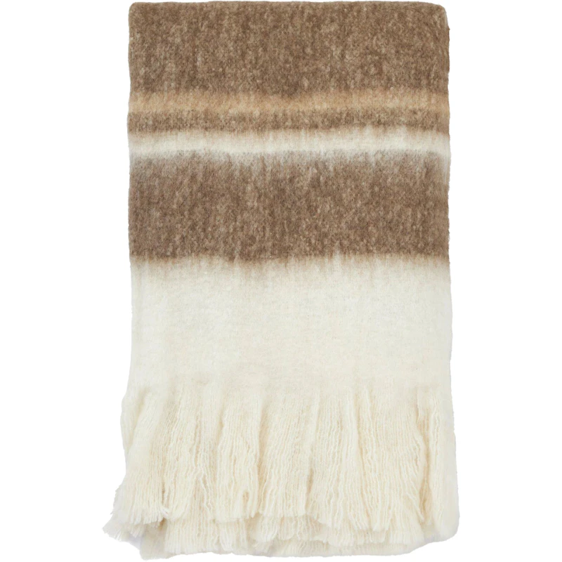 Minou Plaid 130x170 cm, Brun / Beige