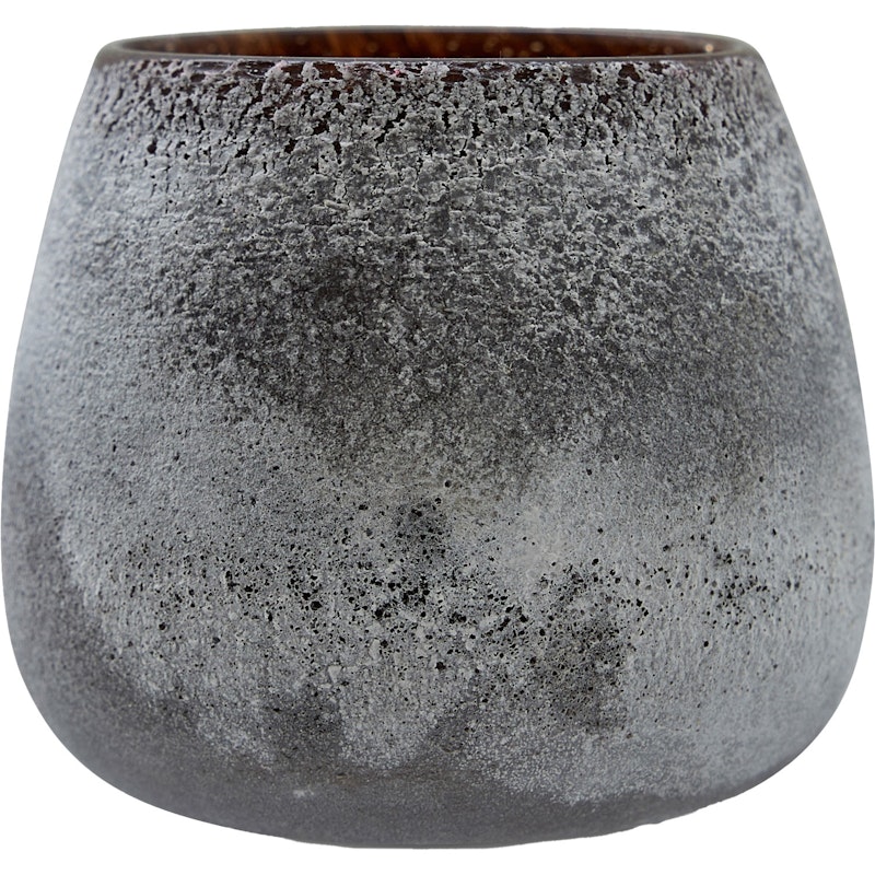 Norrvik Lysestage Brun, Ø7,5 cm