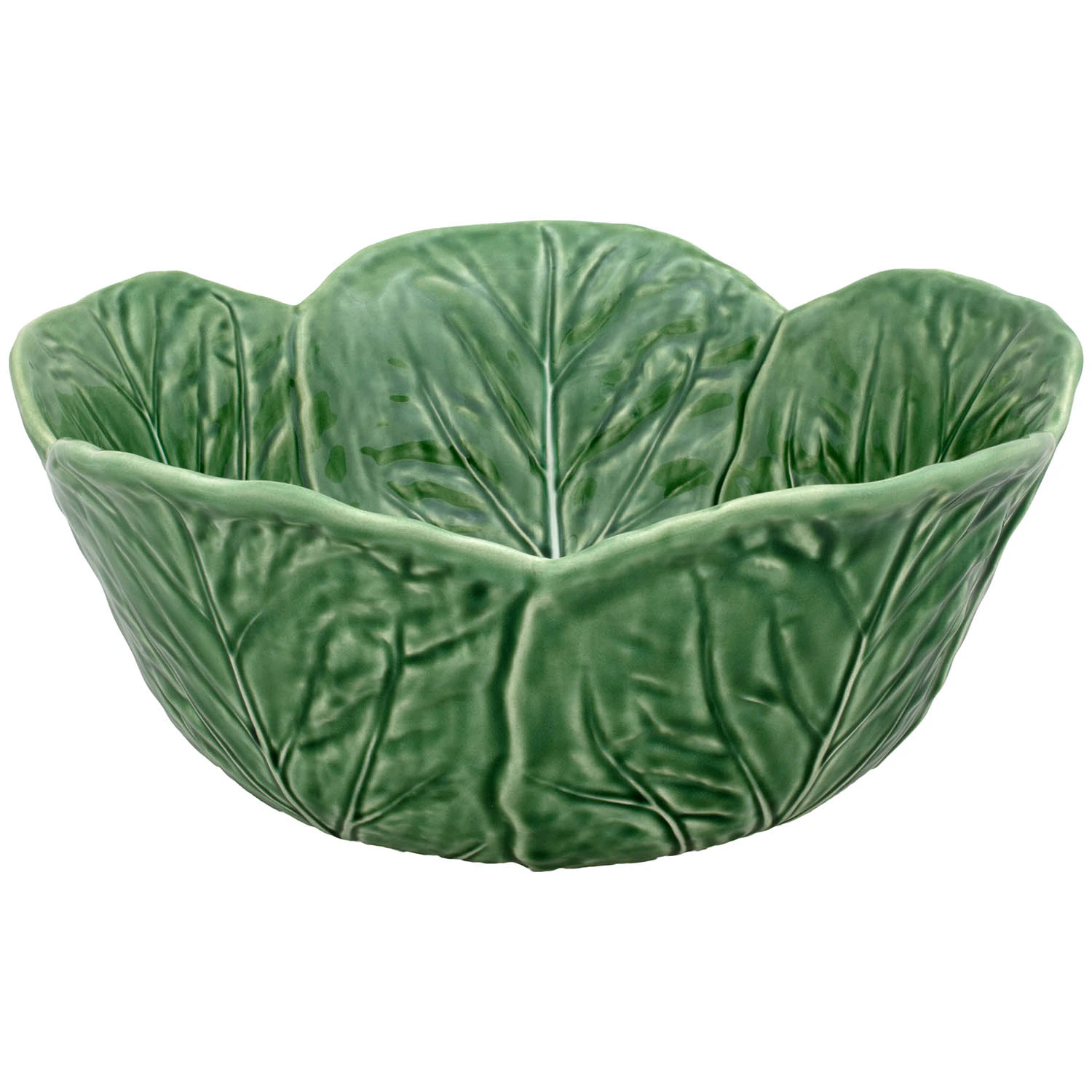 Bordallo Pinheiro Cabbage Salatsk&aring;l &Oslash;29,5 Cm - Serveringssk&aring;le Lert&oslash;j Verde - 65000634