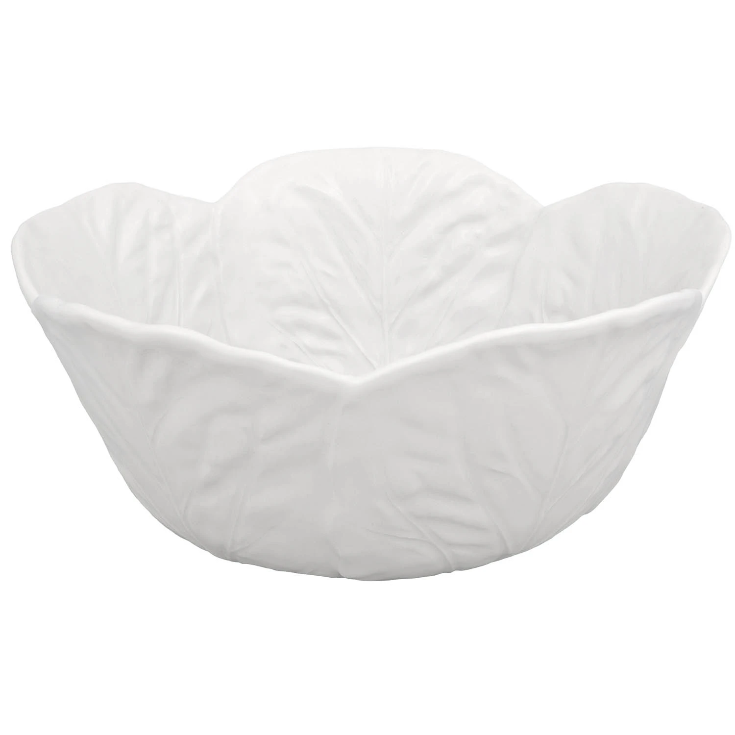 Bordallo Pinheiro Cabbage Salatsk&aring;l &Oslash;29,5 Cm - Serveringssk&aring;le Lert&oslash;j Branco - 65014971