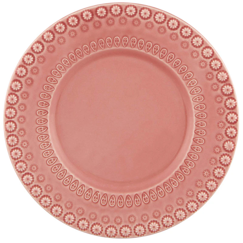 Fantasy Desserttallerken Ø22 cm, Rosa