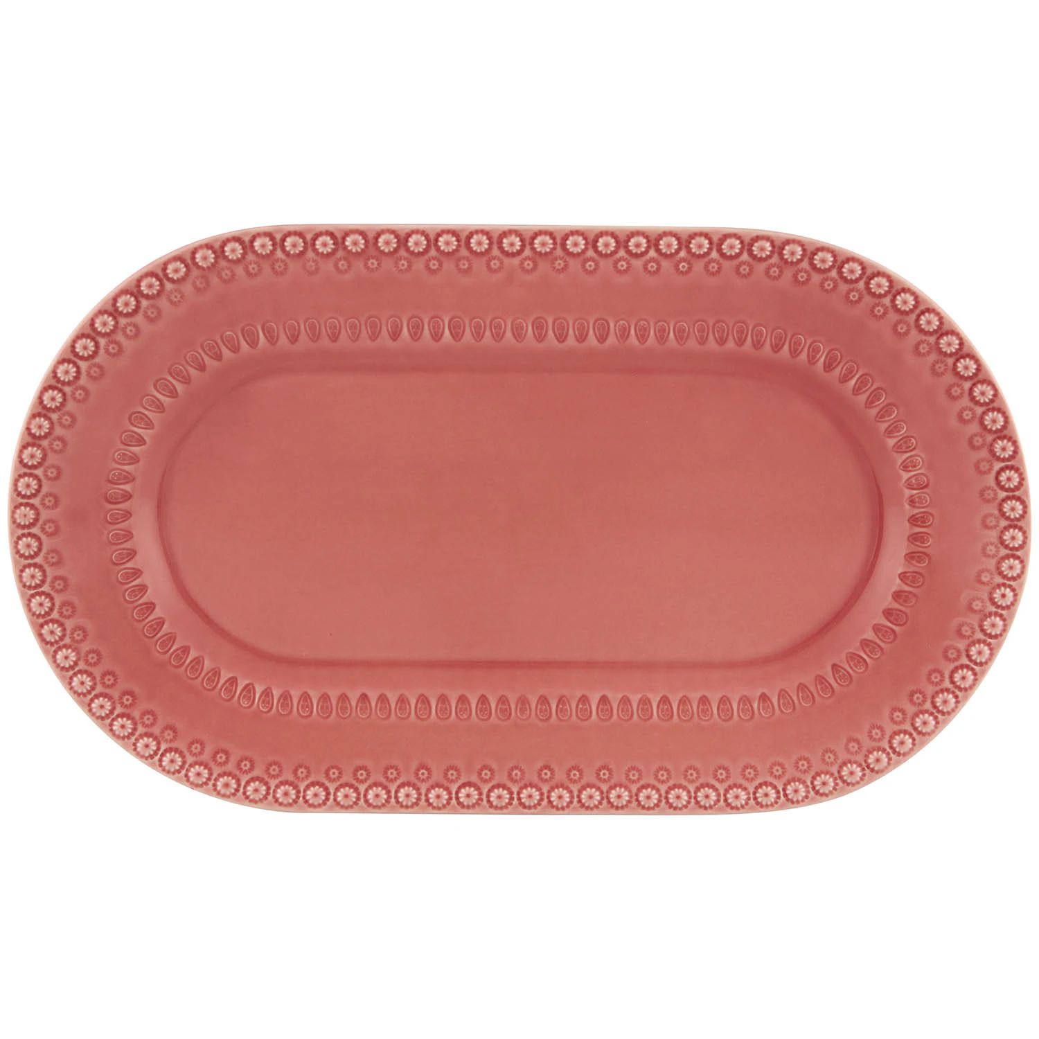 Bordallo Pinheiro Fantasy Serveringsfad 45 Cm - &oslash;vrige-tallerkner-fad Lert&oslash;j Rosa - 65025286