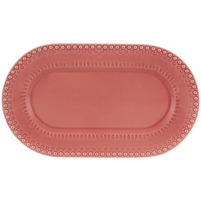 Fantasy Serveringsfad 45 cm, Rosa