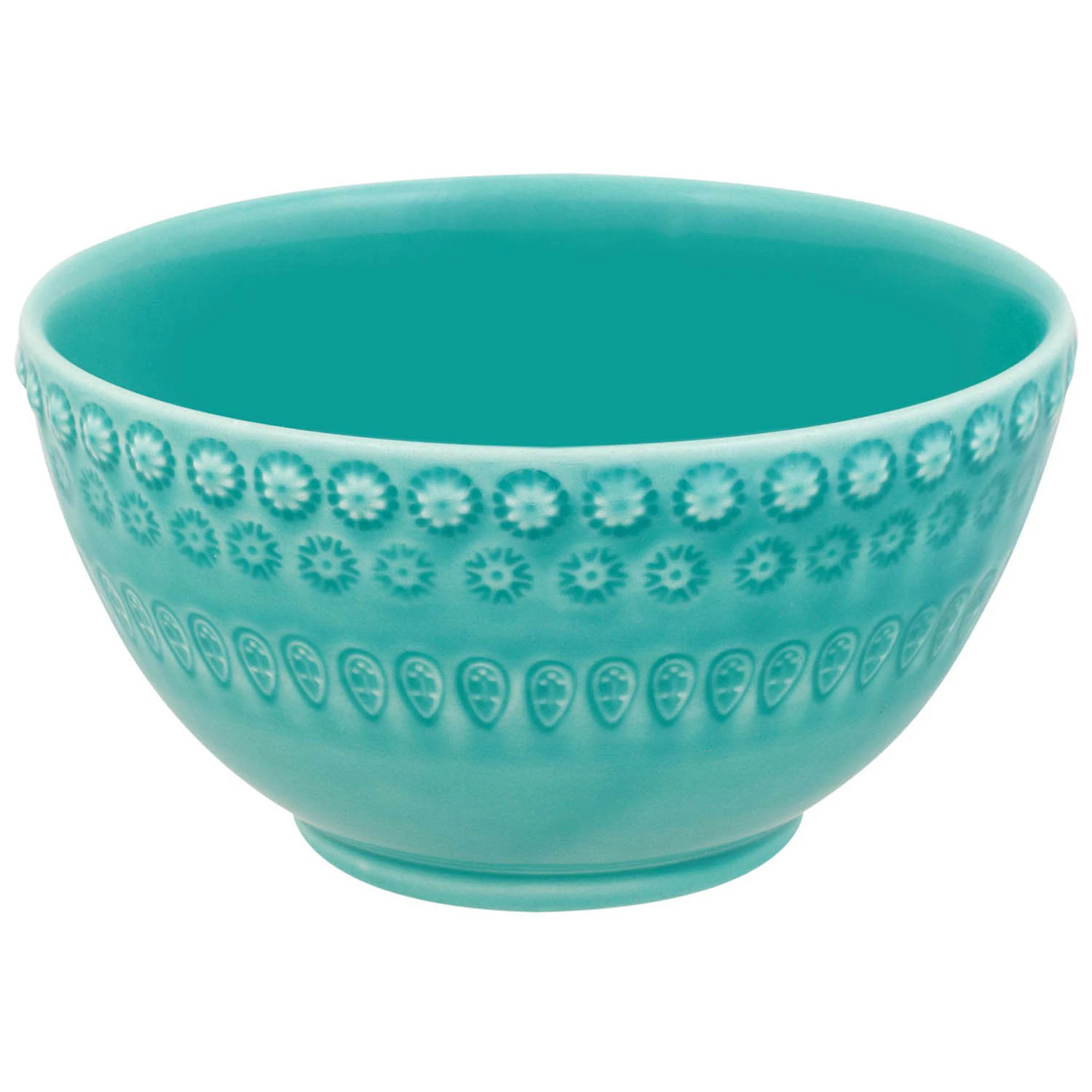 Bordallo Pinheiro Fantasy Sk&aring;l &Oslash;14,5 Cm - Serveringssk&aring;le Lert&oslash;j Turkis - 65016120