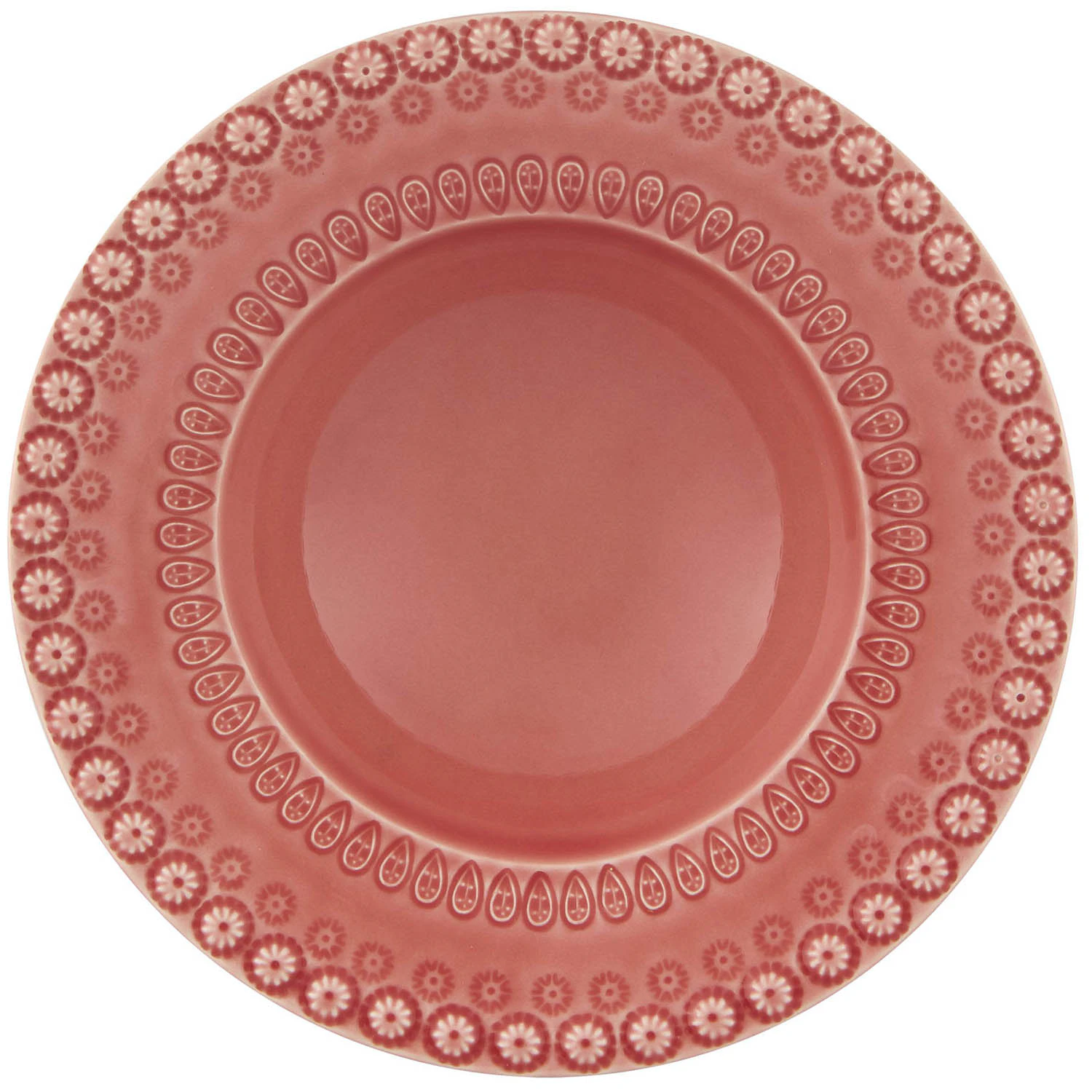 Bordallo Pinheiro Fantasy Suppetallerken &Oslash;21,5 Cm - Dybe tallerkner Lert&oslash;j Rosa - 65025284