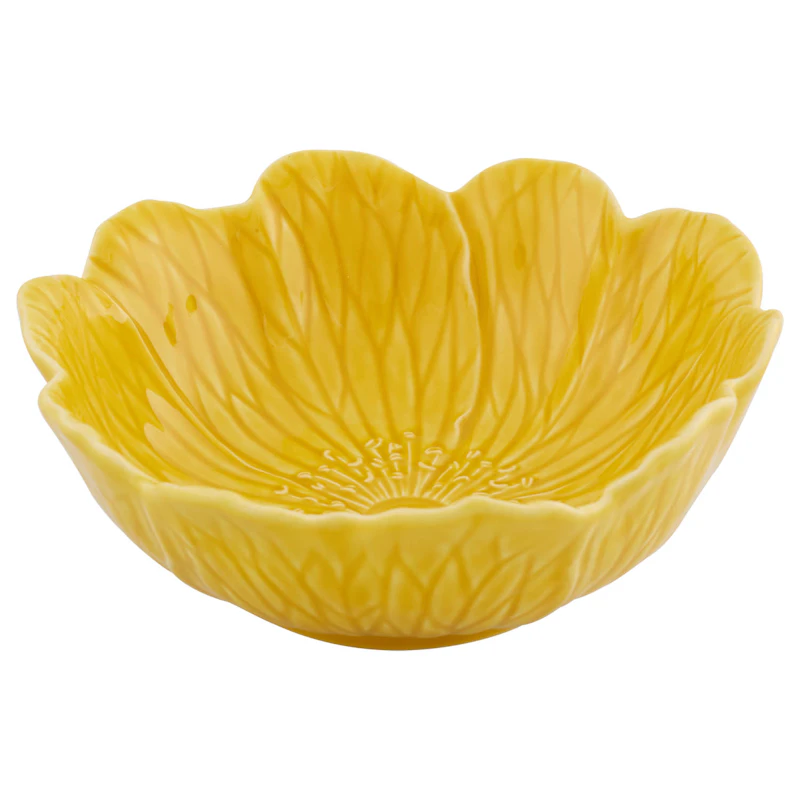 Flora Skål 17 cm, Gul