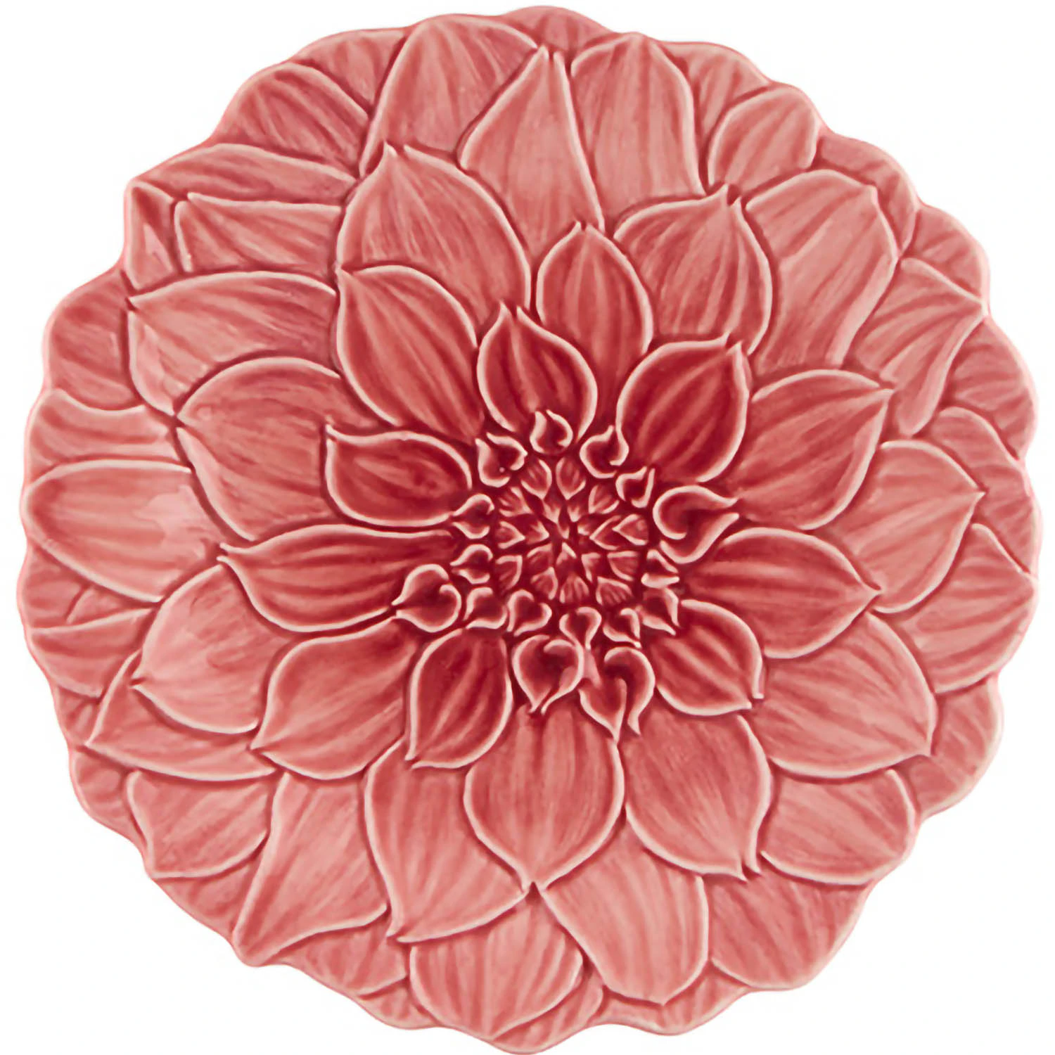 Bordallo Pinheiro Maria Flor Tallerken 22 Cm Dahlia - &oslash;vrige-tallerkner-fad Lert&oslash;j Rosa - 65021878