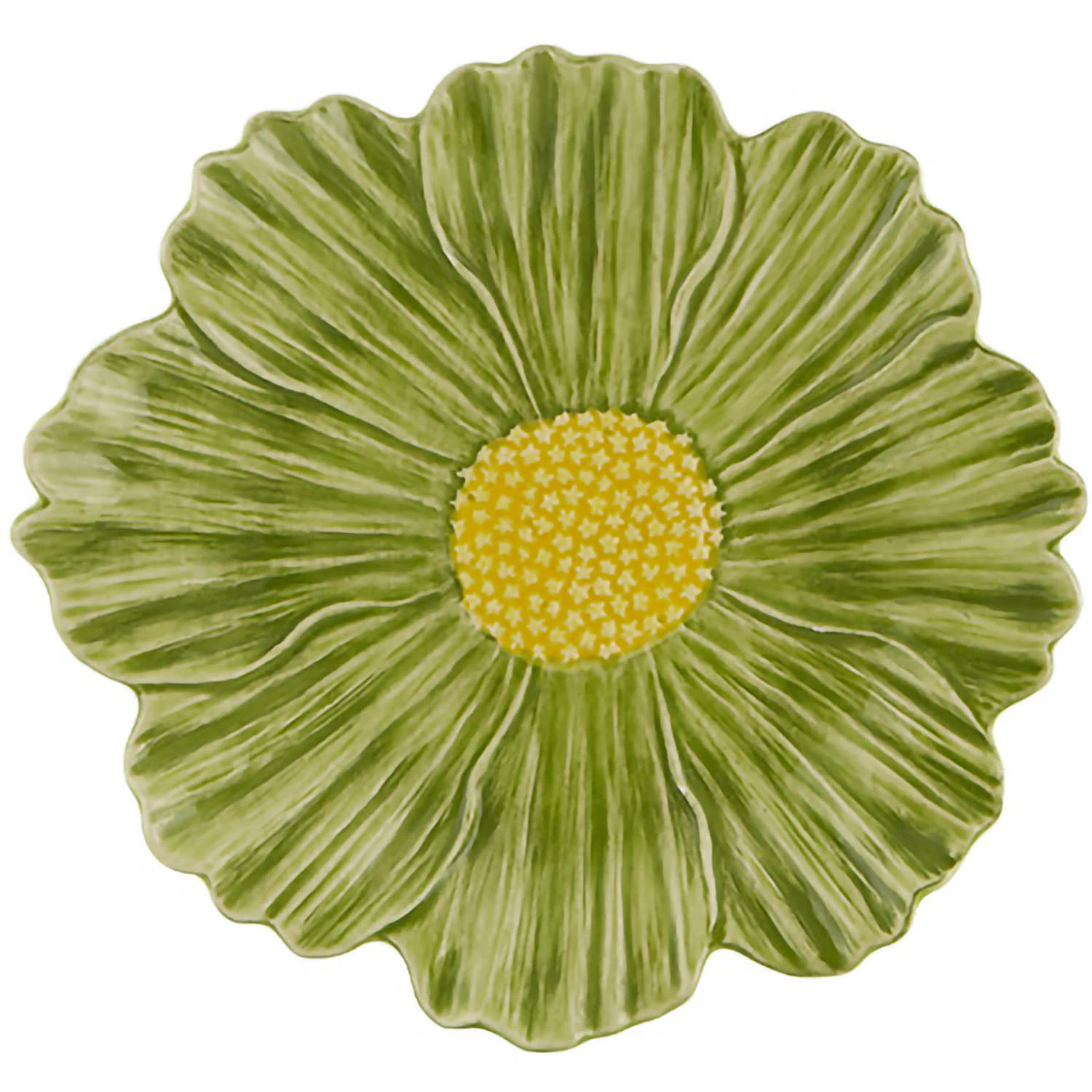 Bordallo Pinheiro Maria Flora Tallerken 23 Cm Kosmos - &oslash;vrige-tallerkner-fad Lert&oslash;j Gr&oslash;n - 65021879