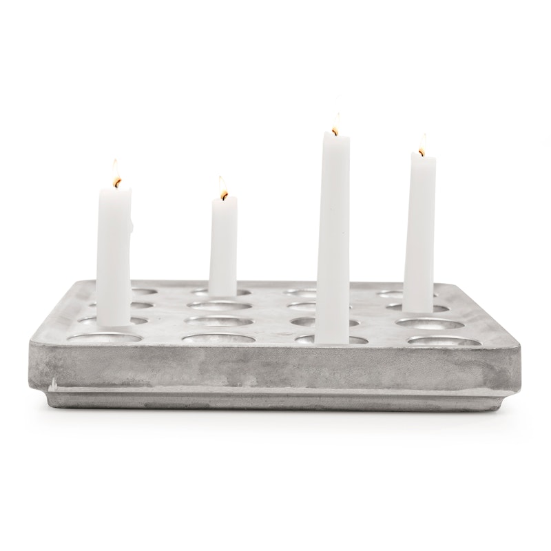 Stumpastaken Lysestage Stor, Aluminium