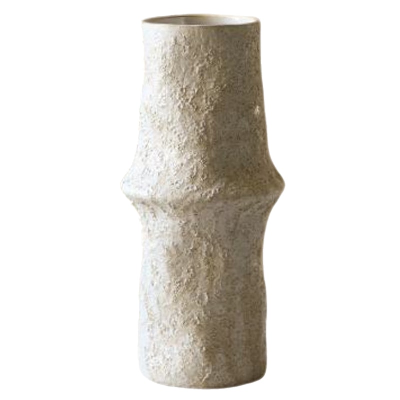 Ceramic Earth Vase Grå L, 30,5 cm