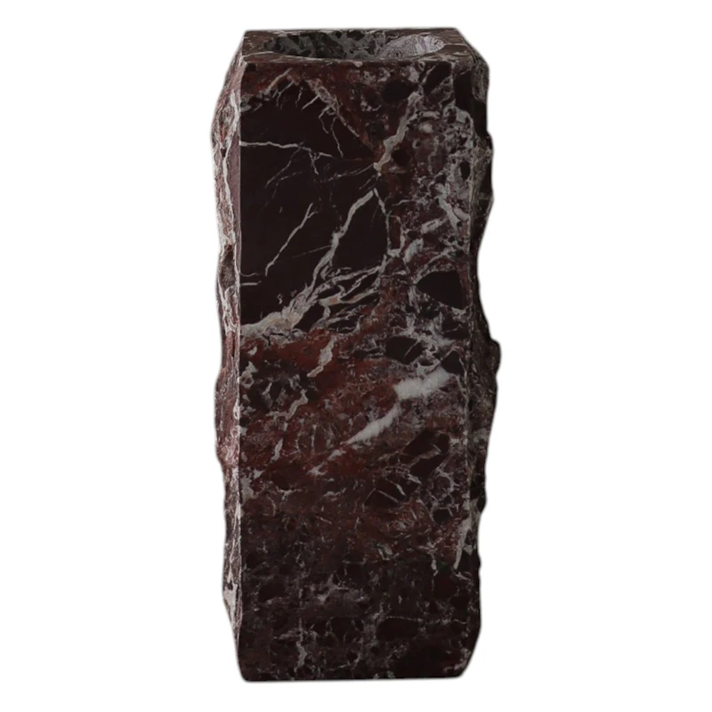 Edge Vase Medium, Rosso Levanto