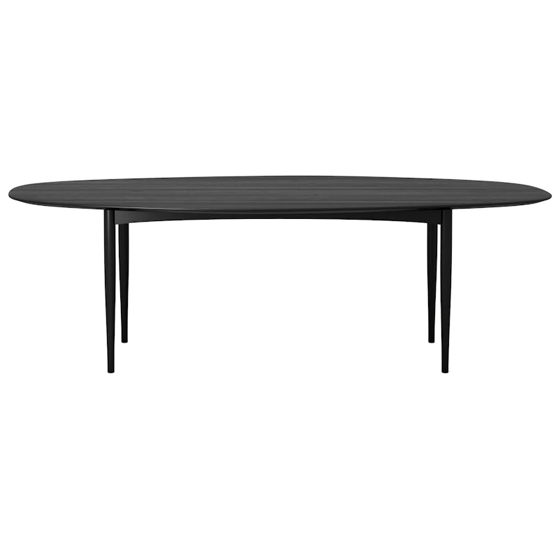 Jari Spisebord 105x240 cm, Sortlakeret Ask
