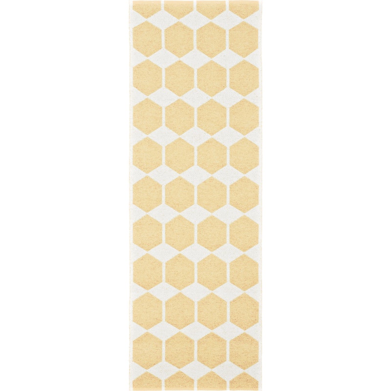 Anna Tæppe 70x300 cm, Gult