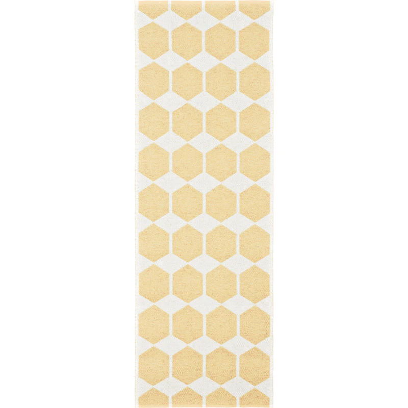 Anna Tæppe 70x300 cm, Gult