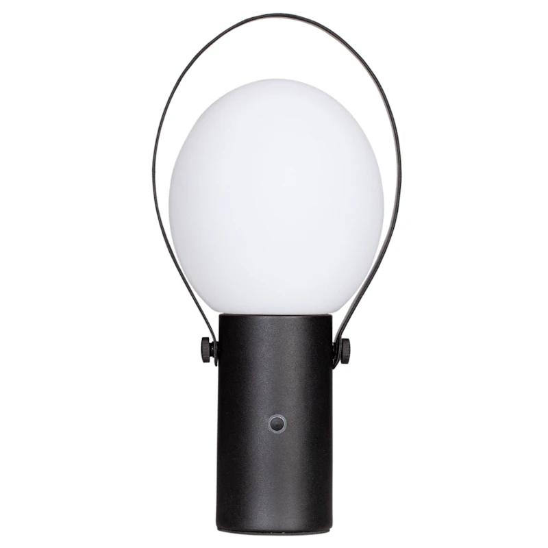 Bari Transportabel Lampe, Sand Black