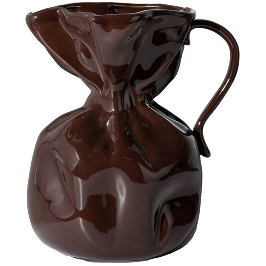 Byon Crumple Vase - Vaser Porcel&aelig;n Brun - 5260906804