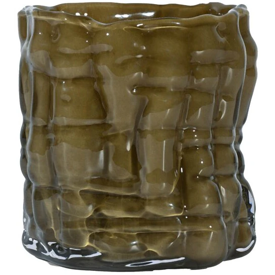 Byon Laranne Lysestage 10 Cm - Lysestager Mundbl&aelig;st Glas Gr&oslash;n - 5280607712