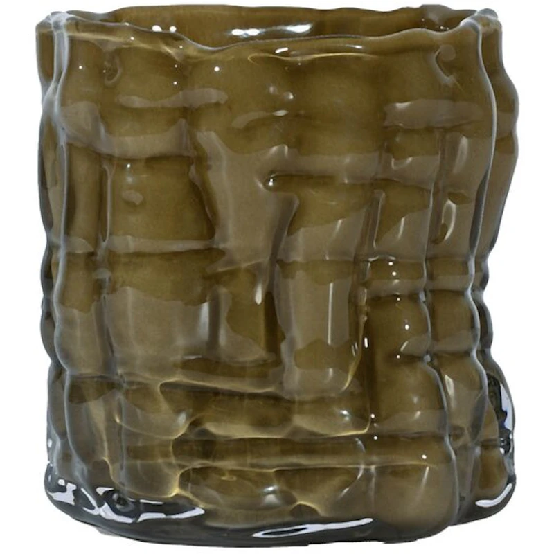 Laranne Lysestage 10 cm, Grøn