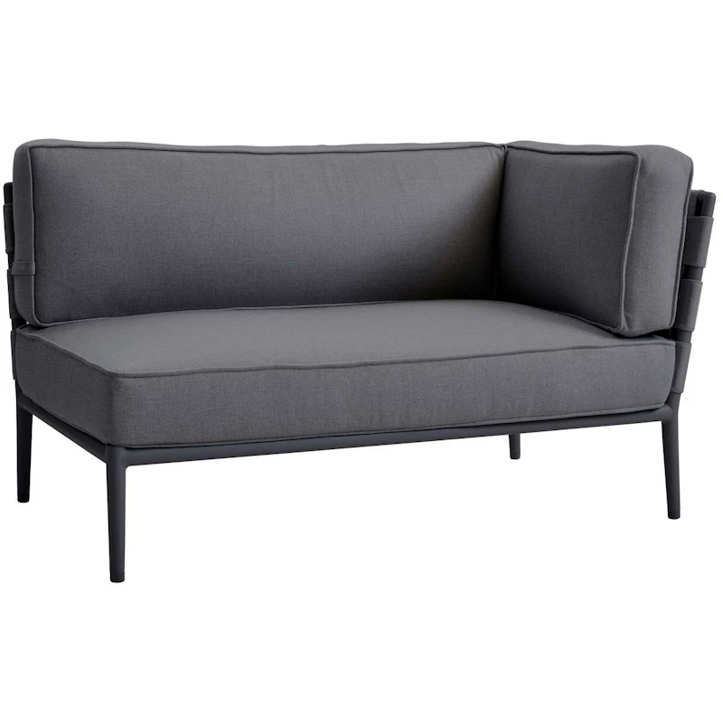 Conic 2 pers. Sofa Højre Modul Grey, AirTouch