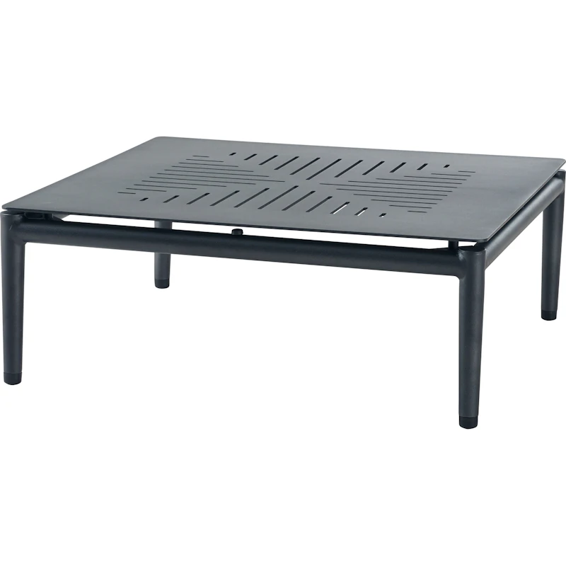 Conic Sofabord 75x75 cm Lava Grey, Aluminum