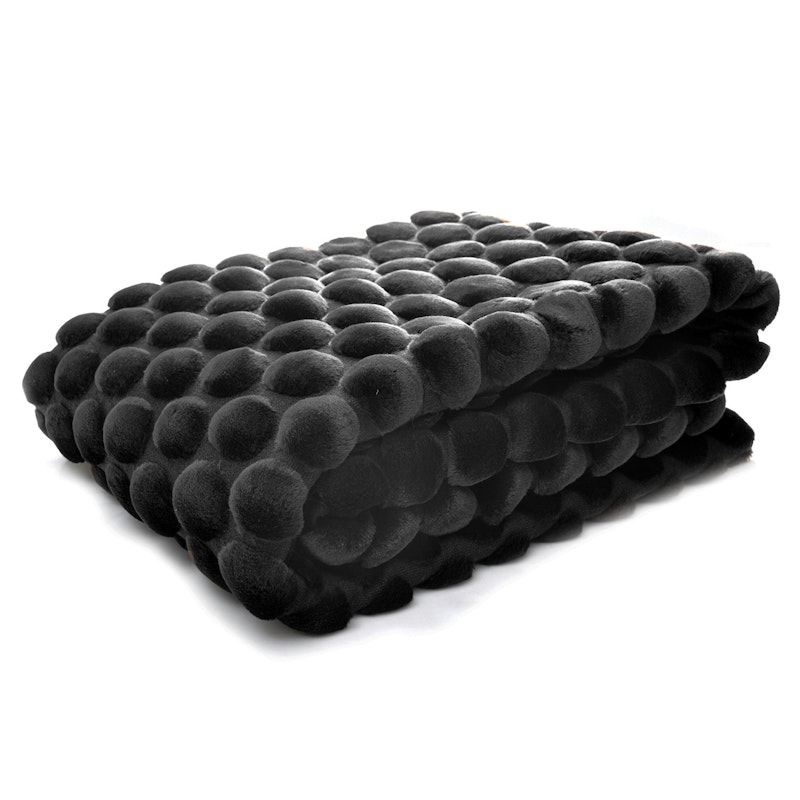 Egg Plaid 130x170 cm, Sort