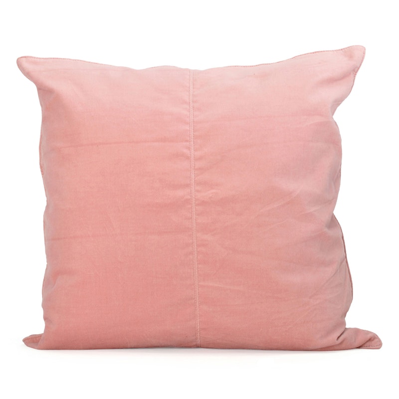 Velvet Pudebetræk 50x50 cm, Rosa