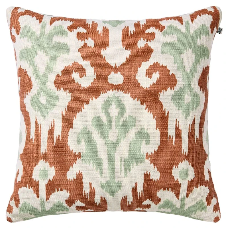 Adi Pudebetræk 50x50 cm, Aqua / Apricot Orange