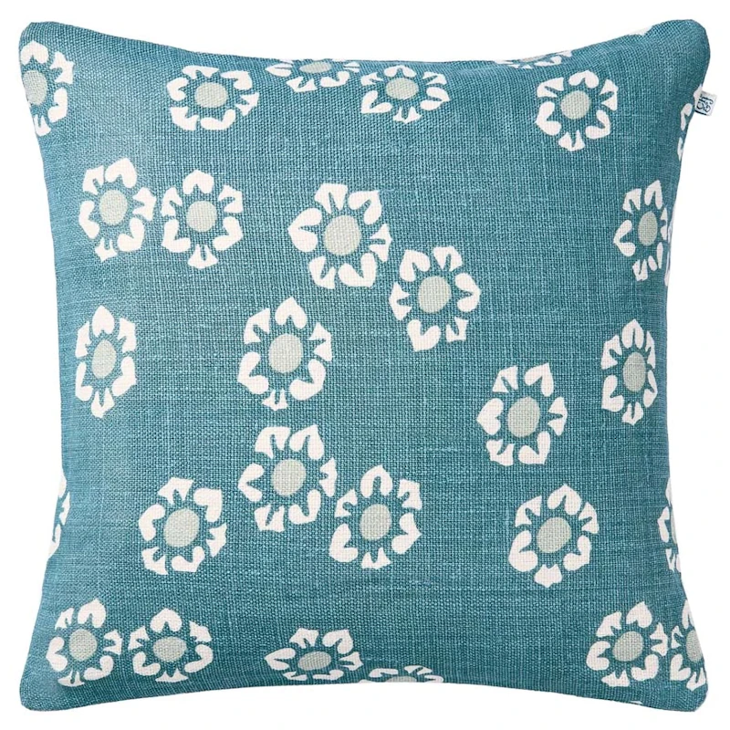 Amina Pudebetræk 50x50 cm, Aqua / Himmelblåt