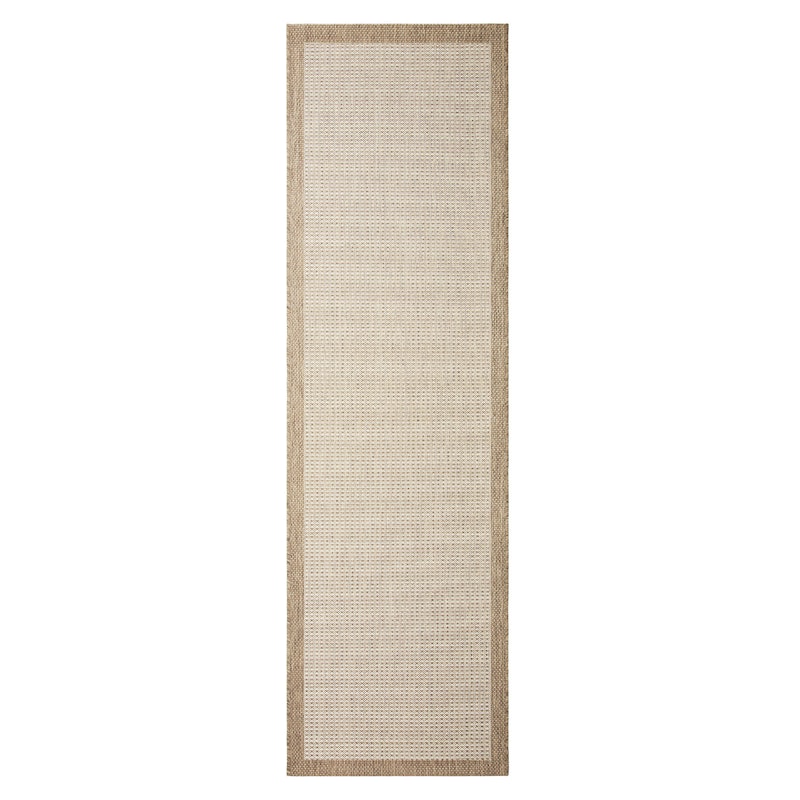 Bahar Udetæppe Beige/Offwhite, 80x250 cm