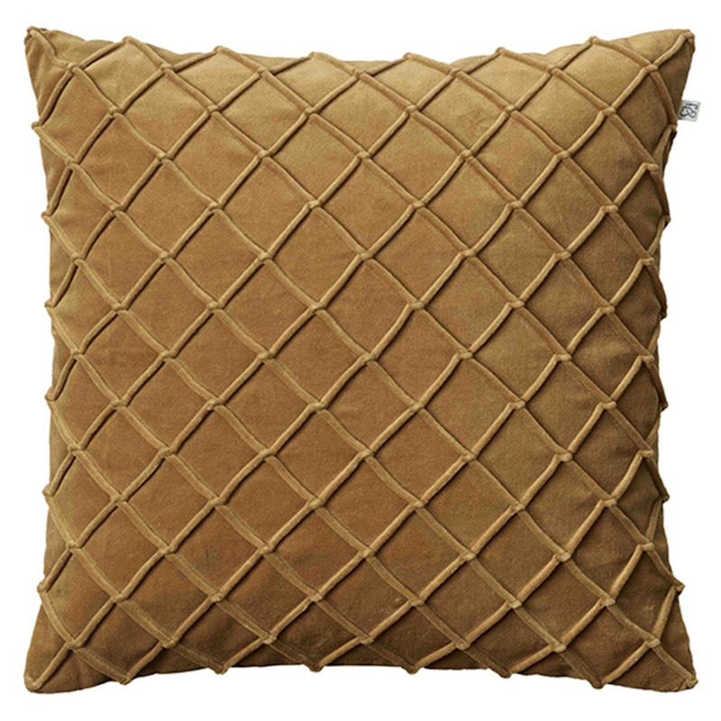 Deva Velvet Pudebetræk 50x50, Gul