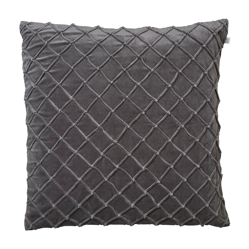 Deva Velvet Pudebetræk 50x50cm, Grå
