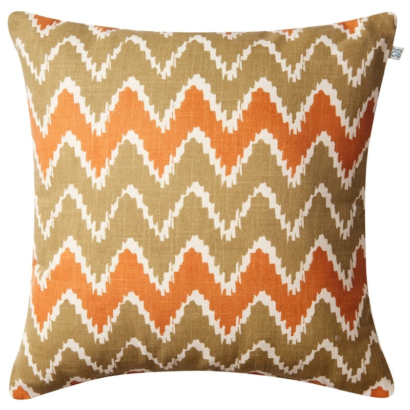 Ikat Bangalore Pude 50x50 cm, Beige/Apricot Orange