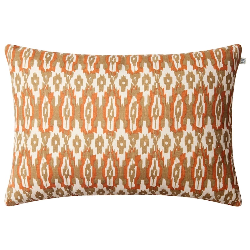 Ikat Delhi Pude 40x60 cm, Beige/Apricot Orange