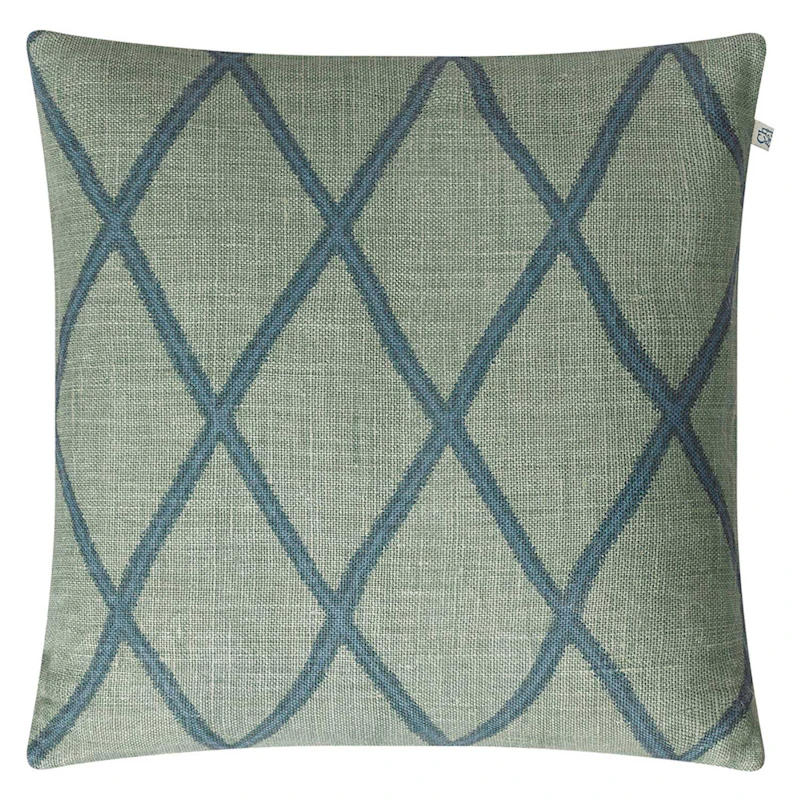 Ikat Orissa Betræk 50x50cm, Aqua/Heaven Blue