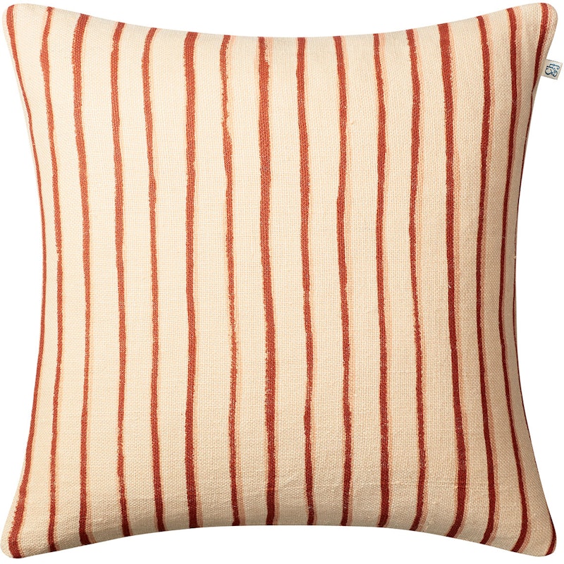 Jaipur Stripe Pudebetræk 50x50 cm, Light Beige / Apricot Orange / Rose