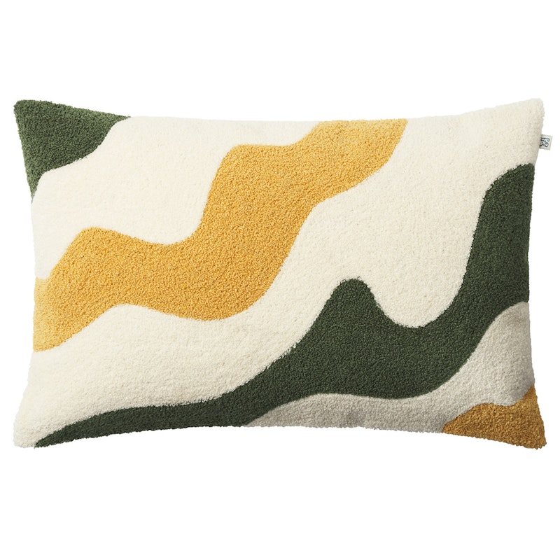 Lodi Pudebetræk Cactus Green / Spicy Yellow / Off-White, 40x60 cm