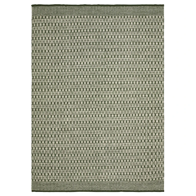 Mahi Dhurry Gulvtæppe 200x300cm, Off White/Green 
