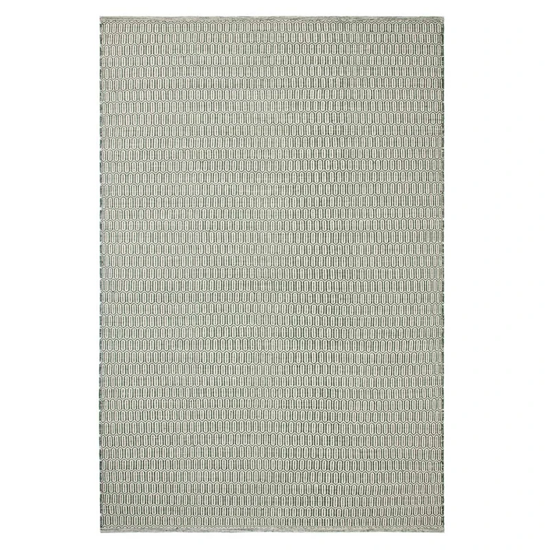 Mohini Uldgulvtæppe 250x350 cm, Grønt