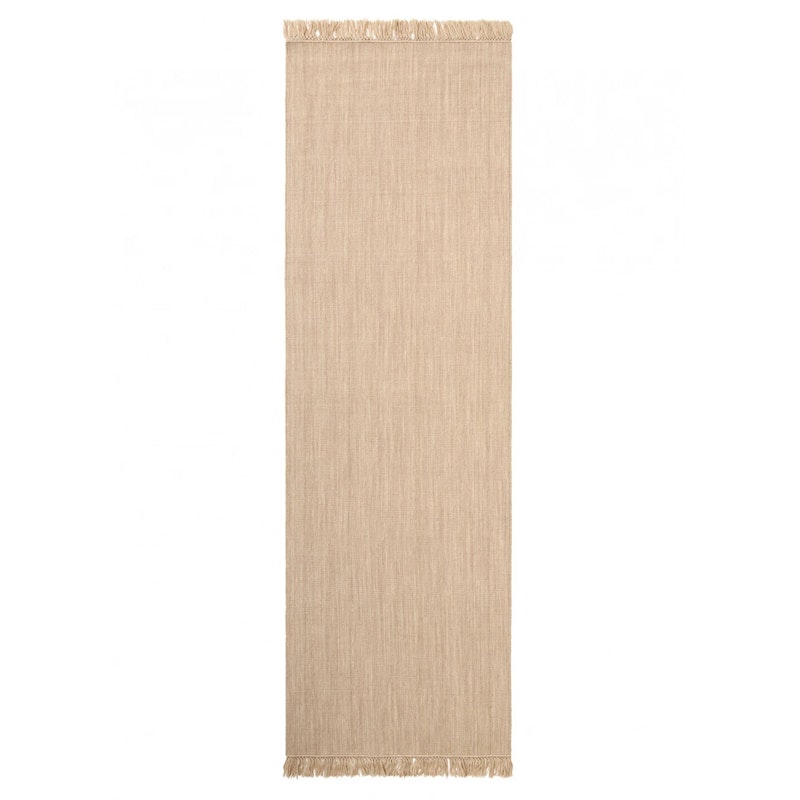 Nanda Tæppe Lys Beige, 80x250 cm