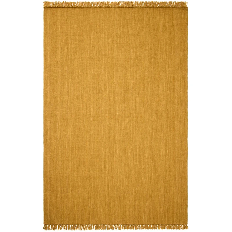 Nanda Uldgulvtæppe 170x240 cm, Masala Yellow