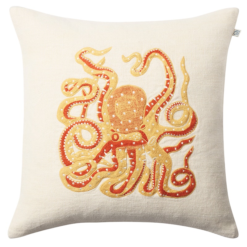 Octopus Betræk 50x50 cm, Spicy Yellow/Orange