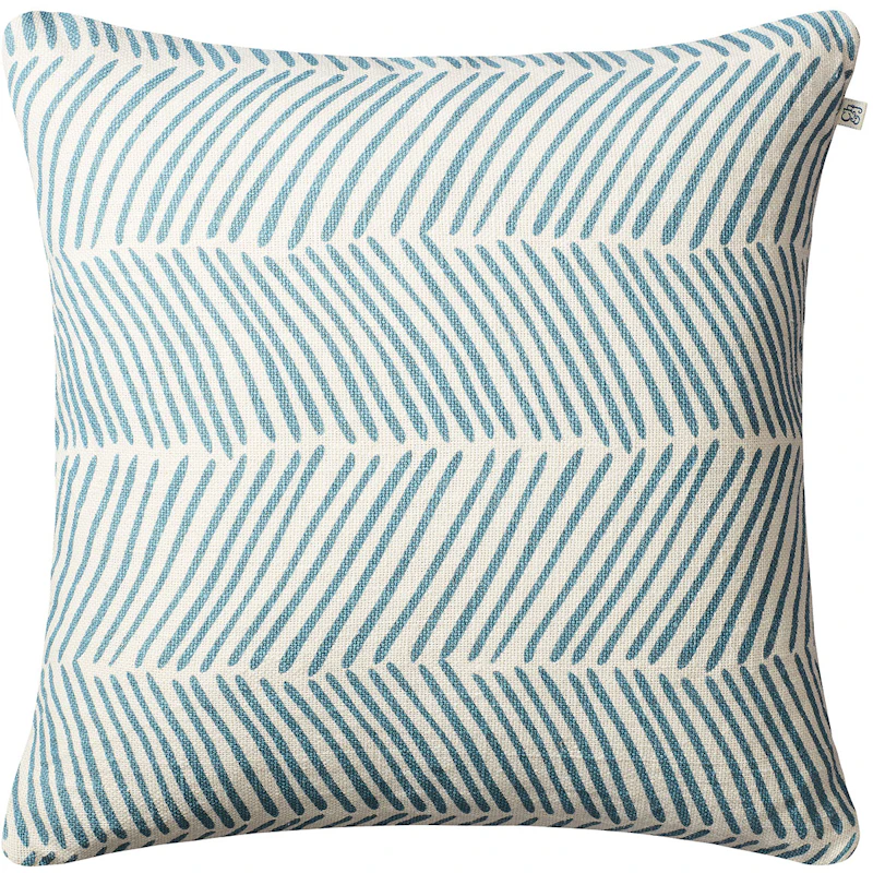 Rama Cushion Cover 50x50 cm, Off White/Heaven Blue