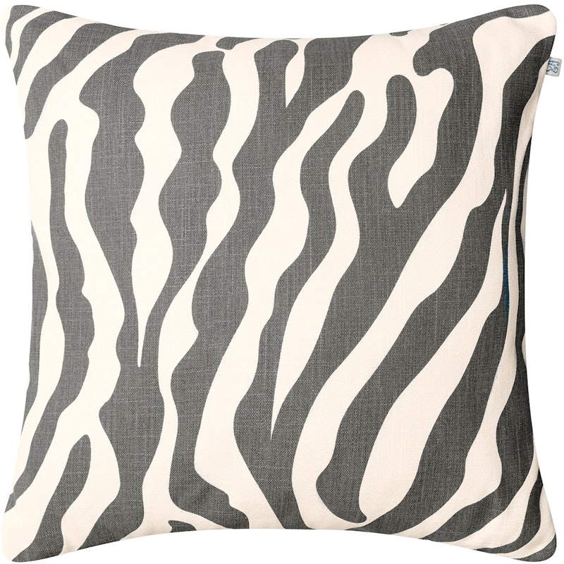 Zebra Pude 50x50 cm Udendørs, Grå / Offwhite