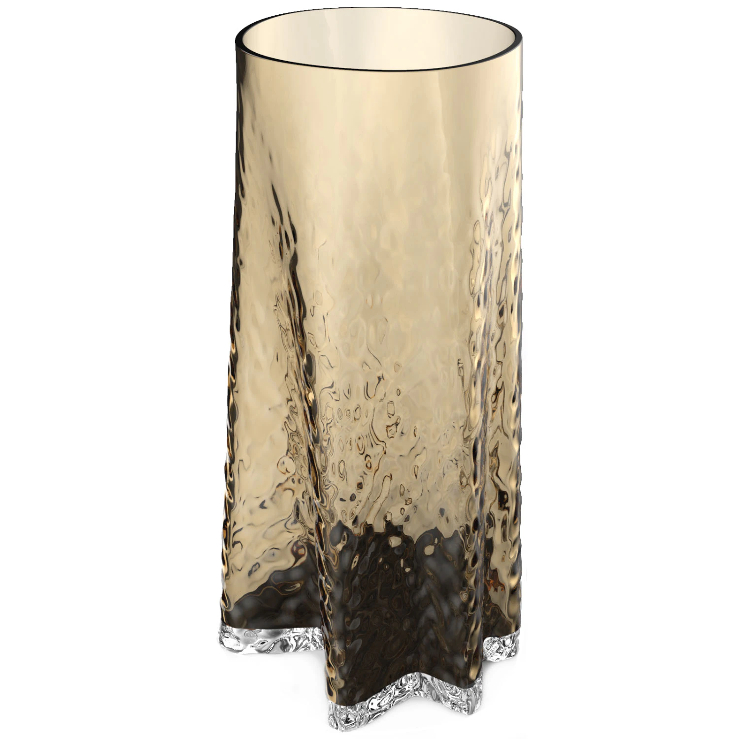 Cooee Design Gry Vase H30 Cm farvet - Vaser Mundbl&aelig;st Glas Cognac - TH-05-01-CG