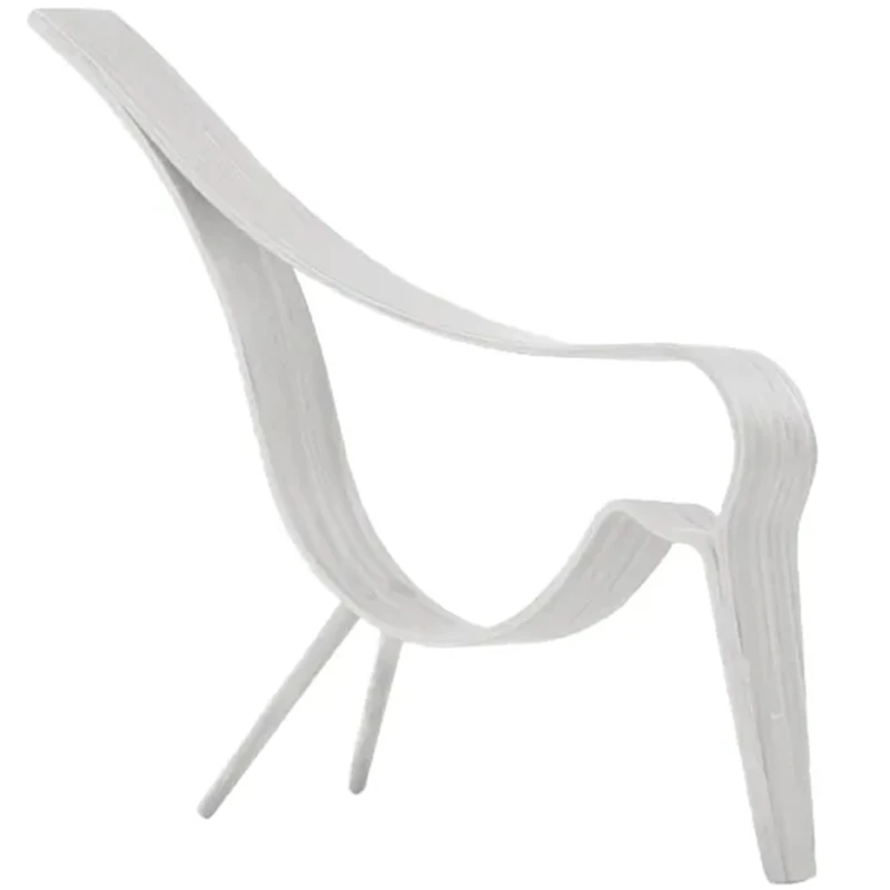 Woody Bird Dekoration Medium, Hvid