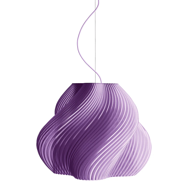 Soft Serve Pendel Mega, Krom / Lavender Sorbet